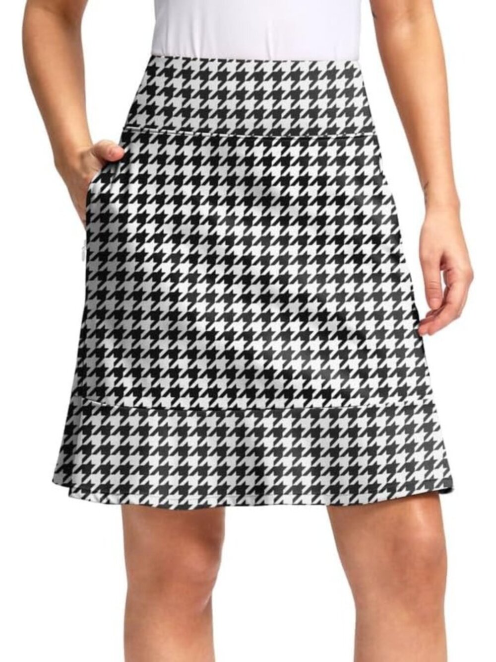 High-Waisted 20" Knee Length Skorts for Women | Athletic Golf Skirts